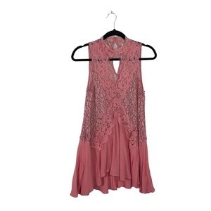 By Together Dusty Pink Lace Dress